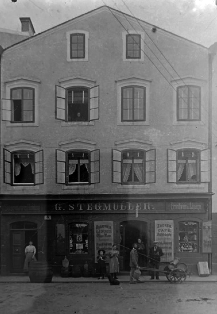 Historische Firmenansicht G. Stegmüller