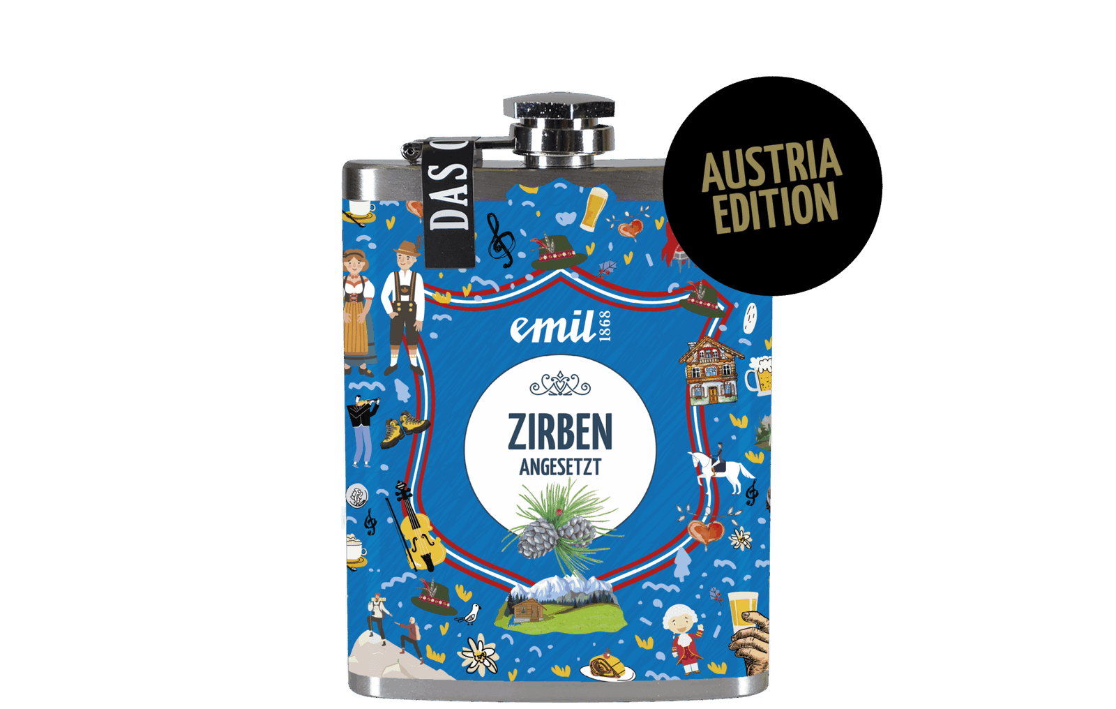 ZIRBEN SCHNAPS ANGESETZT