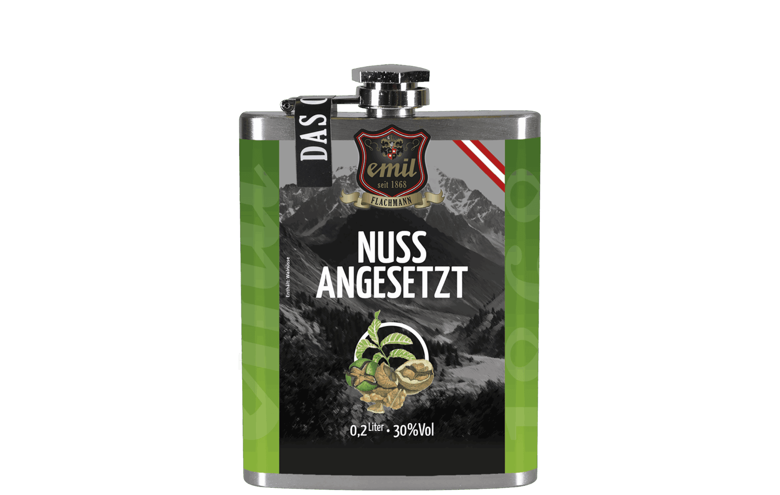 NUSS SCHNAPS ANGESETZT