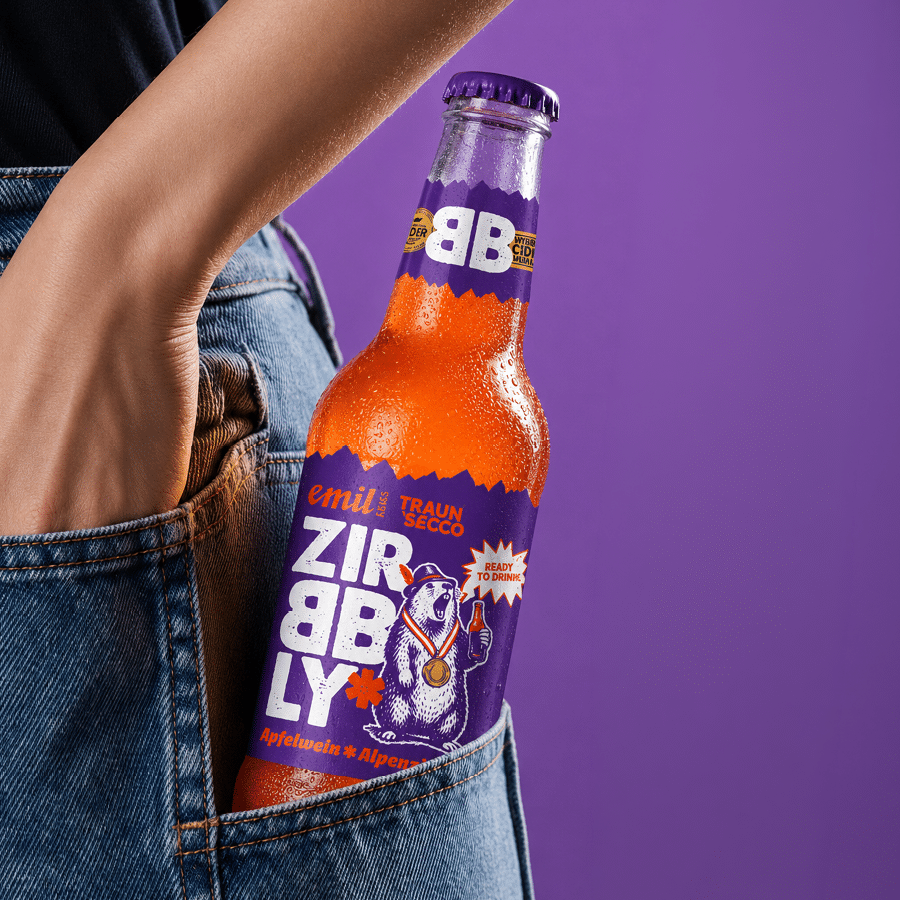ZIRBBLY · Apfelwein trifft Alpenzirbe